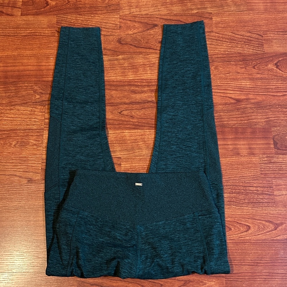 PINK Victoria's Secret Hunter Green Cozy Leggings - Picture 3 of 9